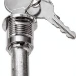 Unomor Metal Gumball Machine Lock Replacement with Key for Dispenser-0
