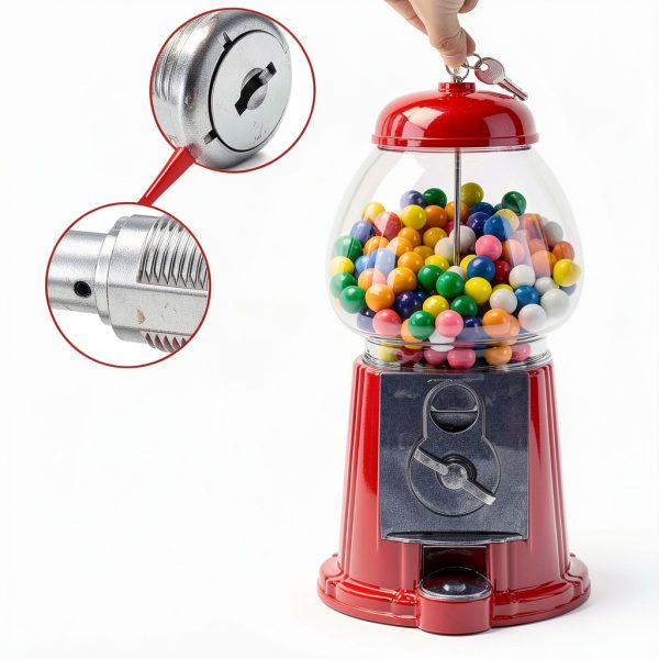 Vending Machine Keys STOBAZA 2.63in Metal Top Cover Lock for Gumball-2