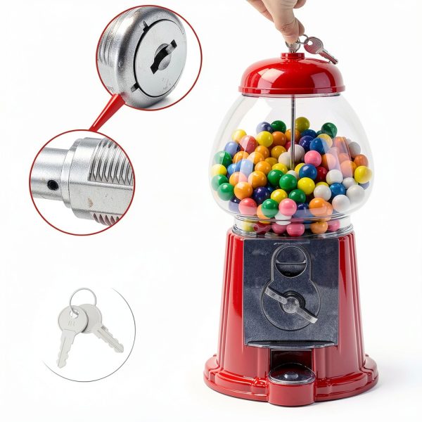 Gumball Machine Lock by Gadpiparty - Metal Top Cover 6R1230901-1