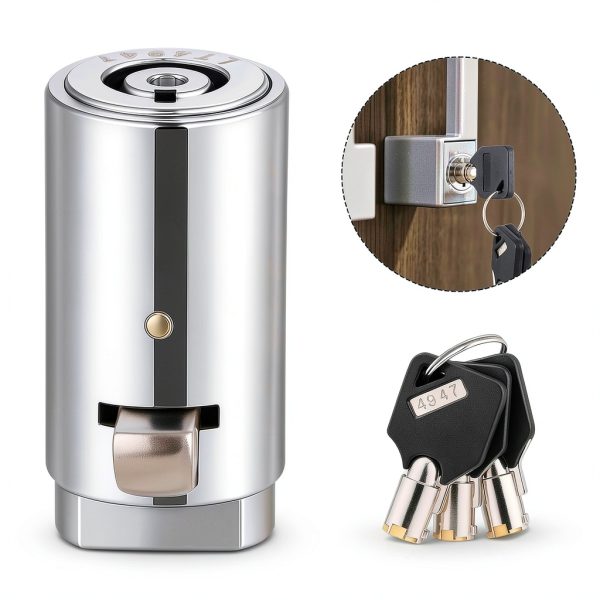 Cylinder Lock for Vending Machines – FdcZeyxior Alloy Tubular Key Set-3