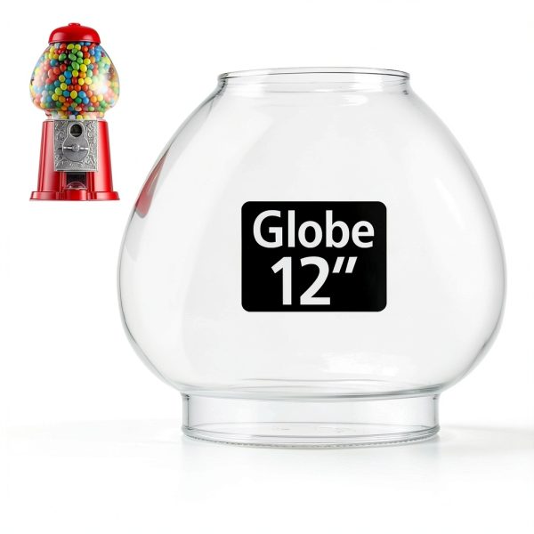 Carousel Gumball Machine Globe 12‑inch Glass Replacement by ACKSTAR-0