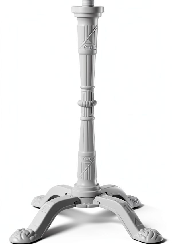 Carousel Gumball Machine Stand ACKSTAR White 15" Aluminum Alloy-0