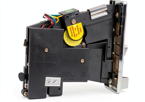 Coin Acceptor, CPU Multi Coins Acceptor Selector, Comparable Roll Down Coin Mech Electronic Coin Selector, for Arcade Game Vending Machine(Silver Gray)-5