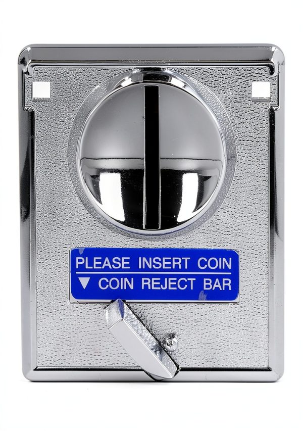 Coin Acceptor, CPU Multi Coins Acceptor Selector, Comparable Roll Down Coin Mech Electronic Coin Selector, for Arcade Game Vending Machine(Silver Gray)-6