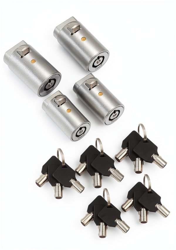 Candy Machine Key, High Security Vending Machine Lock and Key (Keyed Alike), 5-Pack Soda Machinee Locks Pick Tubular Lock Pick for Coke Machine, Pepsi Machine, Snack Machine-6