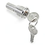 VOSAREA 1 Set Vending Machine Lock Replacement Secure Metal Cylinder Lock Assembly Kit for Gumball Machine Candy Dispenser-0