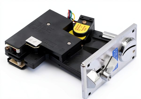 Coin Acceptor, CPU Multi Coins Acceptor Selector, Comparable Roll Down Coin Mech Electronic Coin Selector, for Arcade Game Vending Machine(Silver Gray)-1