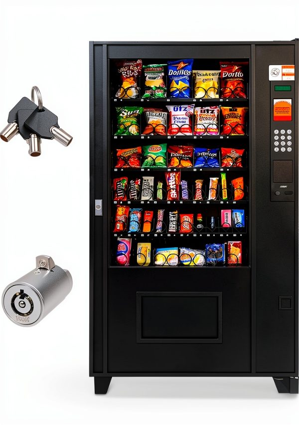 Candy Machine Key, High Security Vending Machine Lock and Key (Keyed Alike), 5-Pack Soda Machinee Locks Pick Tubular Lock Pick for Coke Machine, Pepsi Machine, Snack Machine-3