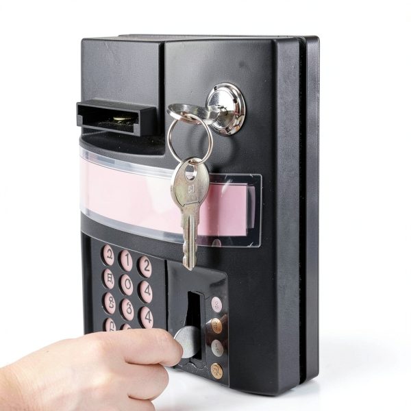 VOSAREA 1 Set Vending Machine Lock Replacement Secure Metal Cylinder Lock Assembly Kit for Gumball Machine Candy Dispenser-7