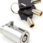Vending Machine Key UPIQNG Cylinder Lock Zinc Alloy 4‑Piece Set-0