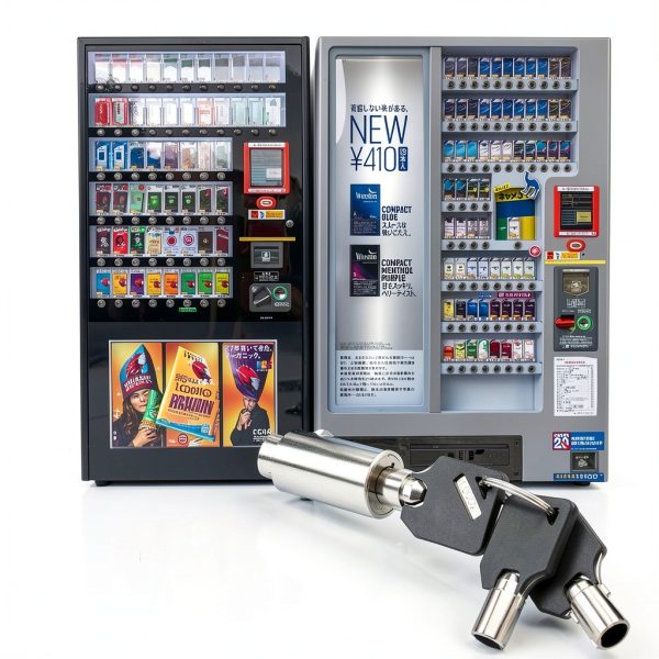 Vending Machine Lock LANIAKEA 5-Pack Tubular Keyed Alike Chrome Zinc-6